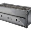 Konro Yakitori Grill aus Edelstahl mit Netz und Eisenstange - 64x24.5x25.5cm SYA-S Hergestellt in Japan
