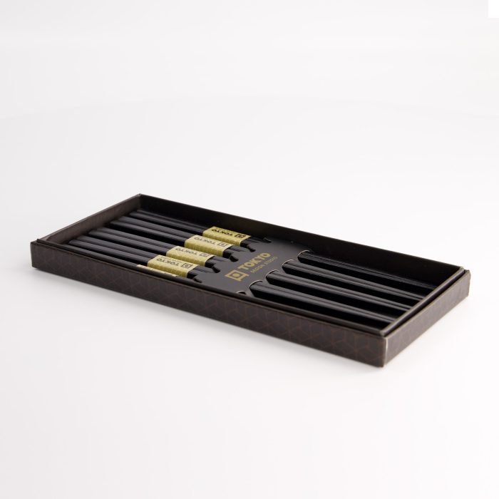 Tokyo Design Studio - Essstäbchen - Geschenkset/5 - Quadratisch - Schwarz – Bild 5