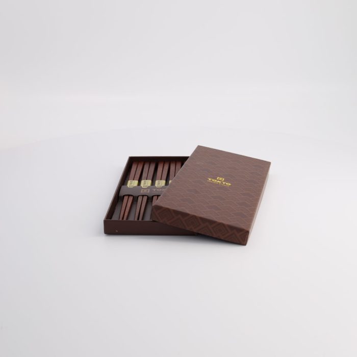 Tokyo Design Studio - Essstäbchen - Geschenkset/5 - Quadratisch - Braun – Bild 5