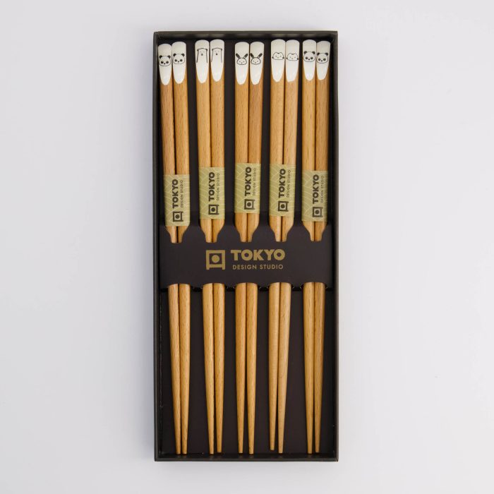 Tokyo Design Studio - Chopstick - Giftset/5 - Mix Animals – Bild 4