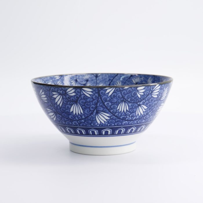 Tokyo Design Studio - Mixed Bowls - Hana - Blau - 18x9cm 1000ml - Tsuta Karakusa – Bild 3