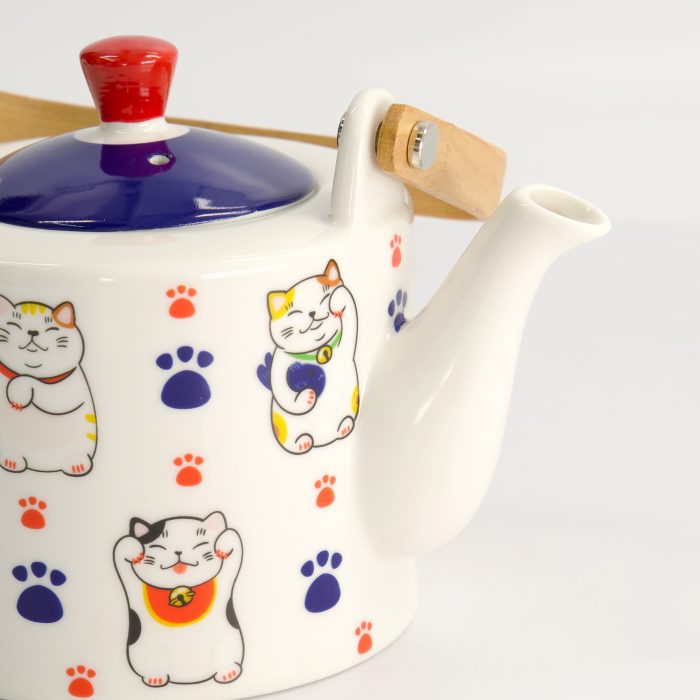 Tokyo Design Studio - Kawaii - Glückskatze - Teekanne - Geschenkset - 0,8lt – Bild 4