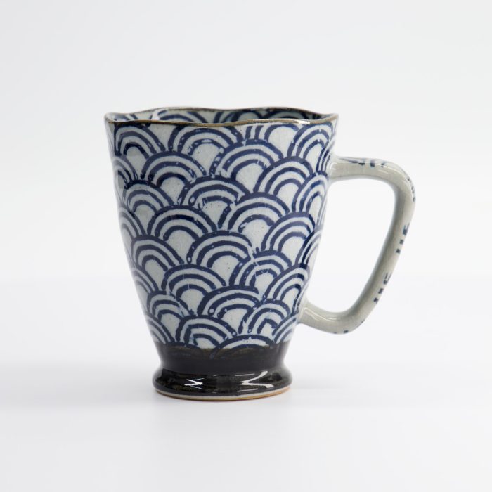 Tokyo Design Studio - Wave - Becher - Blau/Grau - 9x11cm - 400ml – Bild 2