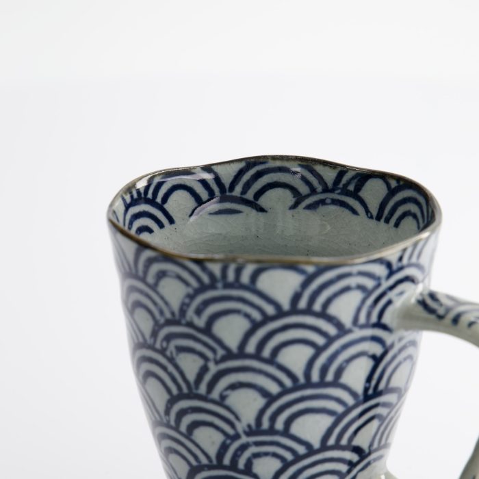 Tokyo Design Studio - Wave - Becher - Blau/Grau - 9x11cm - 400ml – Bild 4