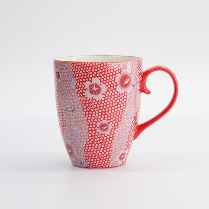 Tokyo Design Studio - Kawaii - Blumen - Becher - Mit Geschenkverpackung - Rot - 8,5x10,2 cm - 380 ml – Bild 4