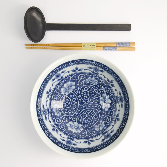 Tokyo Design Studio - Ramen Bowl - 3pcs - Geschenkset - Blume - 19x7.5cm - 1100ml – Bild 3