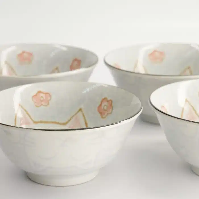Tokyo Design Studio - Mixed Bowls - Kawaii Giftset - 4 Stück - Blau - Luckycat - 15x7cm - 500ml – Bild 5