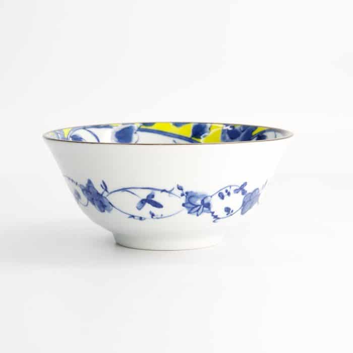 Tokyo Design Studio - Botan - Tayo Schüssel - Gelb/Blau - 15,2x6,7cm – Bild 3