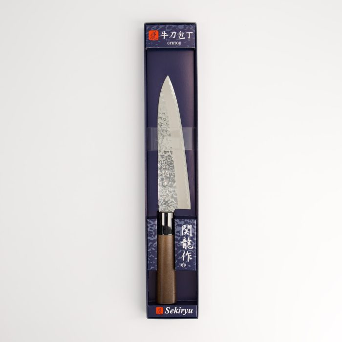 Gyuto Kochmesser - Edelstahl - Geschmiedet Stil - 18 cm – Bild 5