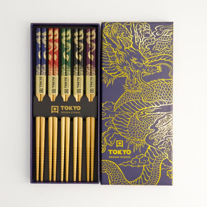 Tokyo Design Studio - Essstäbchen - Geschenkset/5 - Drache – Bild 2