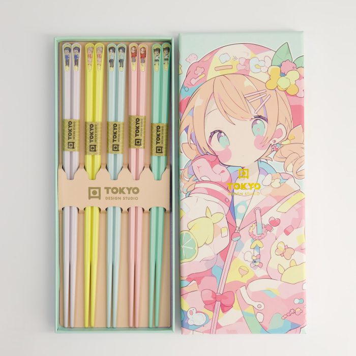 Tokyo Design Studio - Essstäbchen - Geschenkset / 5 Paare - Anime – Bild 2