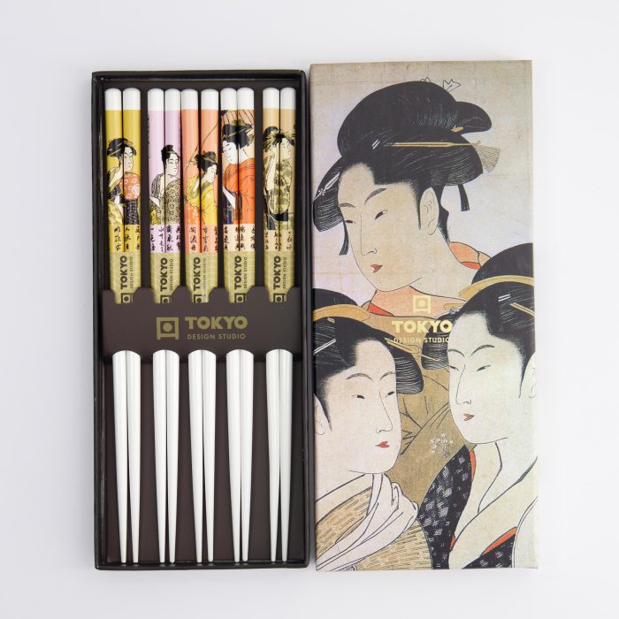 Tokyo Design Studio - Essstäbchen - Geschenkset/5 - Geisha White – Bild 2