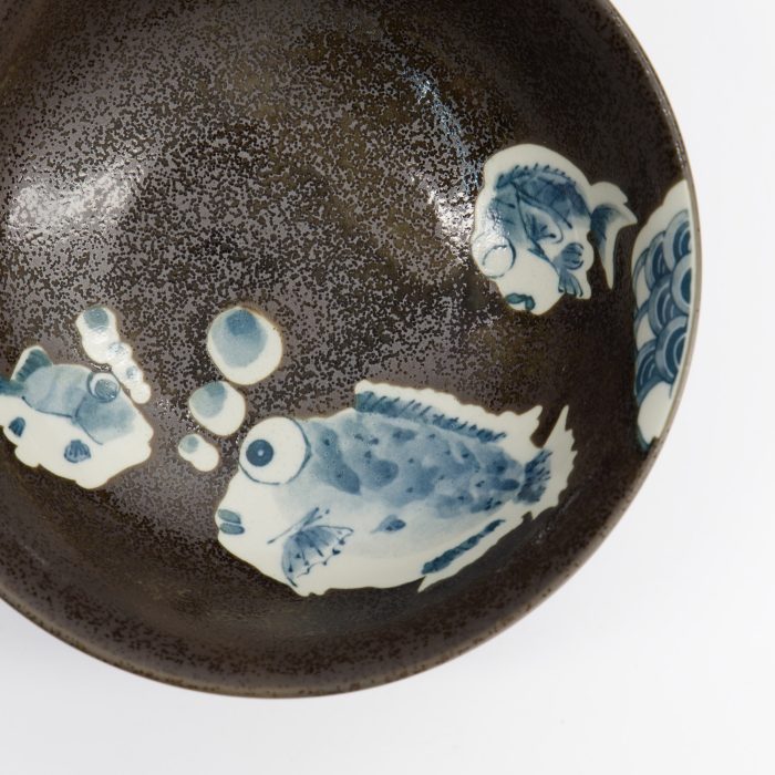Tokyo Design Studio - Kawaii - Ramen-Schalen - 19.5x7.5cm - Kugelfisch - Braun – Bild 2