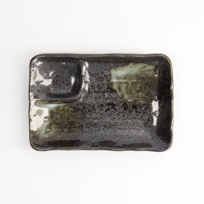 Tokyo Design Studio - Geteiltes Teller - Schwarz - 17x11x2,5cm – Bild 2