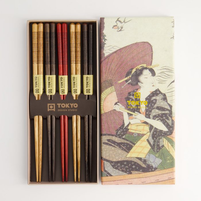 Tokyo Design Studio - Essstäbchen - Geschenkset/5 - Ringe – Bild 2