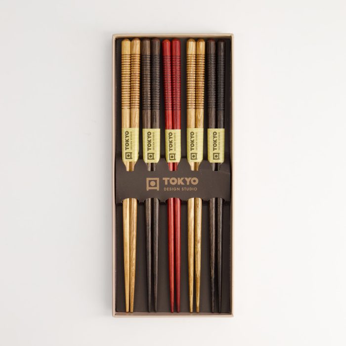 Tokyo Design Studio - Essstäbchen - Geschenkset/5 - Ringe – Bild 3