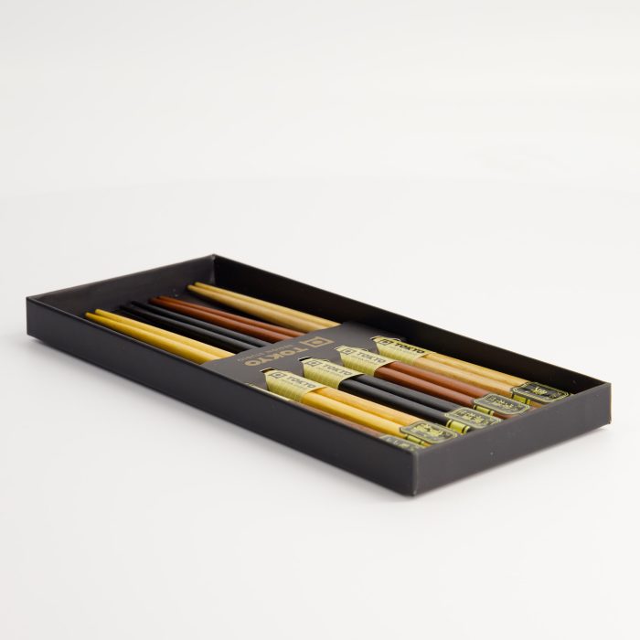 Tokyo Design Studio - Essstäbchen Geschenkset aus Holz - 5 Paare – Bild 5