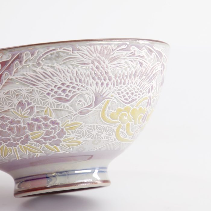 Tokyo Design Studio - Kawaii - Reisschale - Luster Phoenix - 11.5x6cm - 300ml - Lila – Bild 4