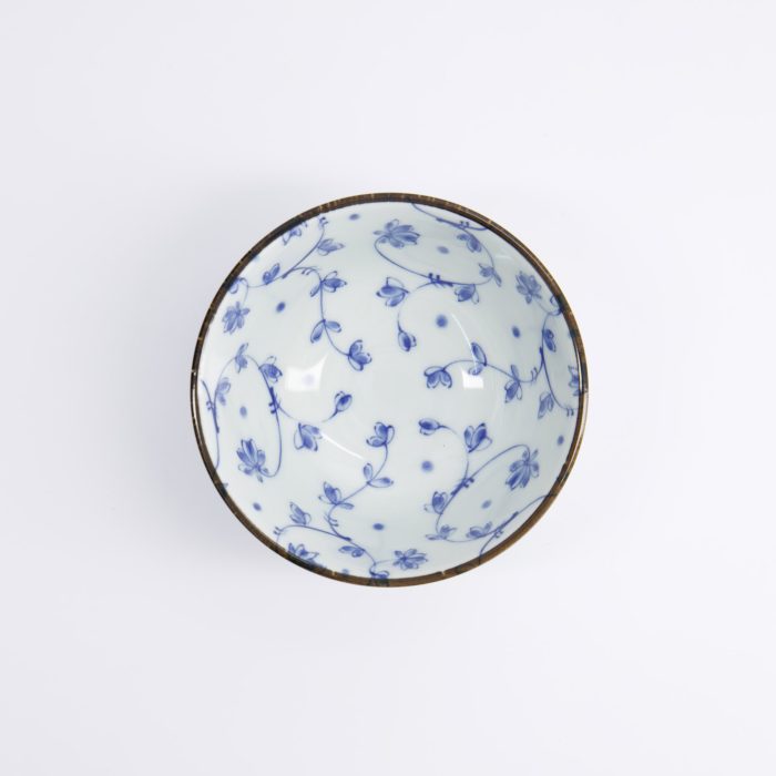 Tokyo Design Studio - Natsu Karakusa - Reisschale - Blau/Weiß - 12x6,4cm – Bild 2