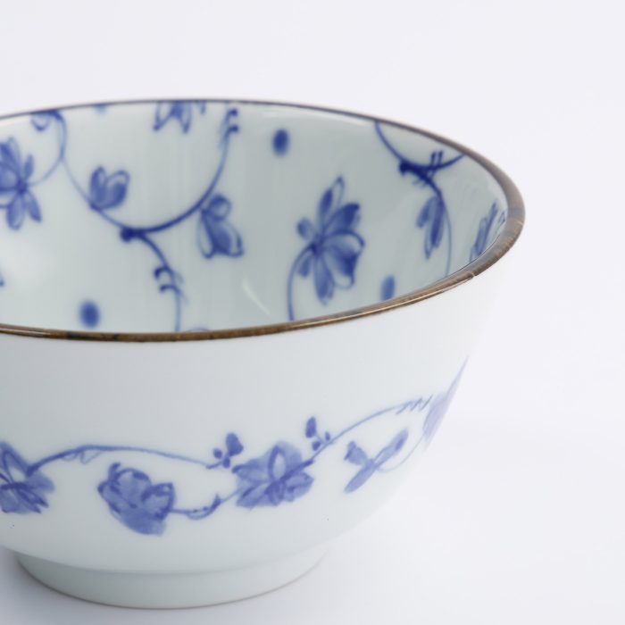 Tokyo Design Studio - Natsu Karakusa - Reisschale - Blau/Weiß - 12x6,4cm – Bild 4