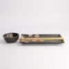 Tokyo Design Studio - Sakura Black Sushi Set - 2-teilig mit Essstäbchen - 22,5x12,7cm und 8,6x3,6cm – Bild 5