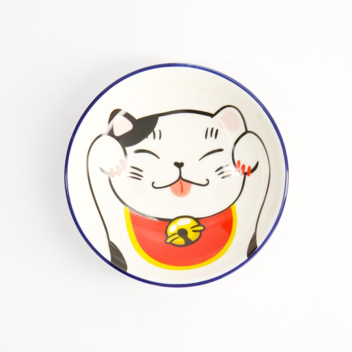 Tokyo Design Studio - Kawaii - Glückskatze - Soßenteller - Weiß - 9x2,5cm – Bild 2