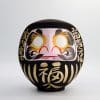 Schwarze Daruma-Puppe - 25cm – Bild 2