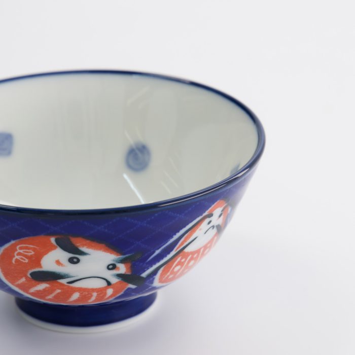 Tokyo Design Studio - Kawaii - Reisschale - 11,3x5,8cm - 300ml - Daruma-Schale - Blau – Bild 4