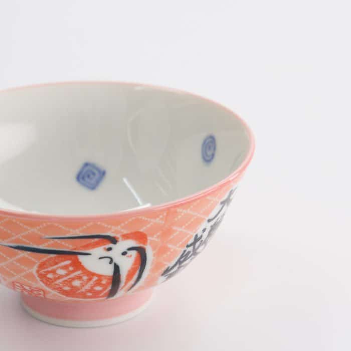 Tokyo Design Studio - Kawaii - Reisschale - 11.3x5.8cm - 300ml - Daruma - Rosa – Bild 4
