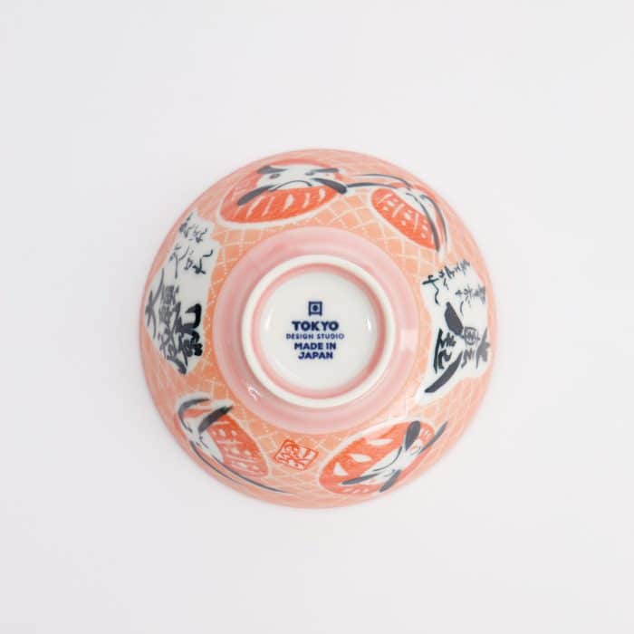 Tokyo Design Studio - Kawaii - Reisschale - 11.3x5.8cm - 300ml - Daruma - Rosa – Bild 5