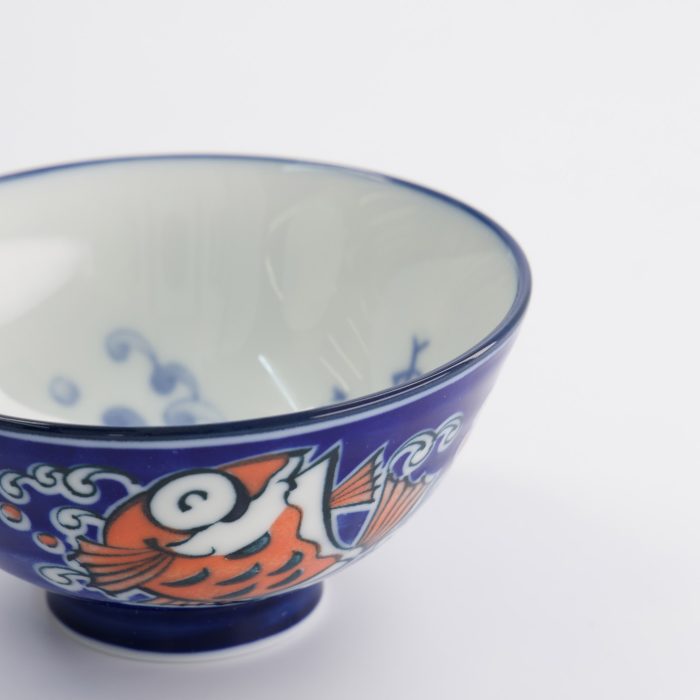 Tokyo Design Studio - Kawaii - Reisschalen - 11.3x5.8cm - 300ml - Snapper Schale - Blau – Bild 4
