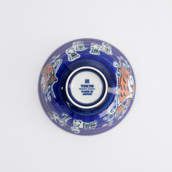 Tokyo Design Studio - Kawaii - Reisschalen - 11.3x5.8cm - 300ml - Snapper Schale - Blau – Bild 5