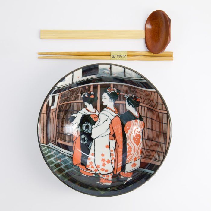 Tokyo Design Studio - Geisha - Ramen Geschenkset - 3-teilig - 20,5x8cm - 1250ml – Bild 2