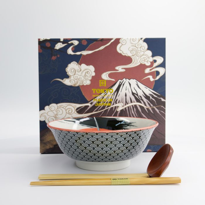 Tokyo Design Studio - Asakusa - 3-teiliges Ramen Geschenkset - 20,5x8 cm - 1250 ml - Samurai – Bild 4