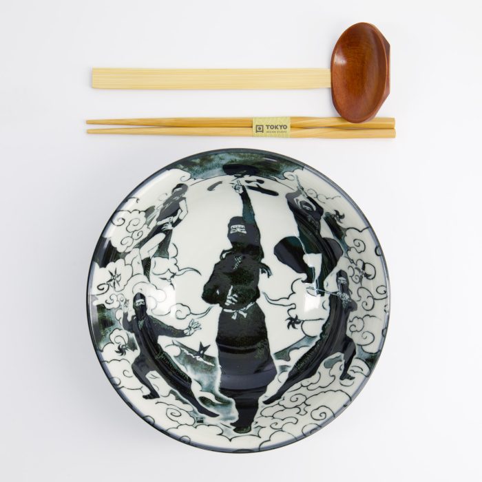 Tokyo Design Studio - Asakusa - 3-teiliges Ramen-Geschenkset - 20,5x8cm - 1250ml - Ninja – Bild 2
