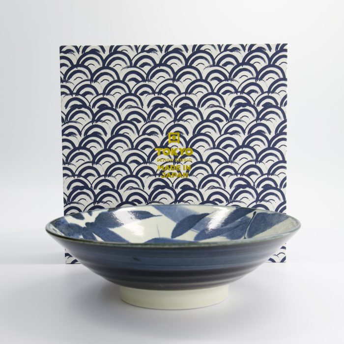 Tokyo Design Studio - Ramen Schüssel Geschenkset - 1 Stück - 25,2x7,7 cm - 1400 ml - Blau Bambus – Bild 3