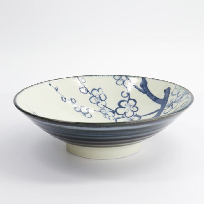 Tokyo Design Studio - Ramen Schüssel Geschenkset - 1 Stück - 25,2x7,7cm - 1400ml - Blau/Weiß – Bild 3