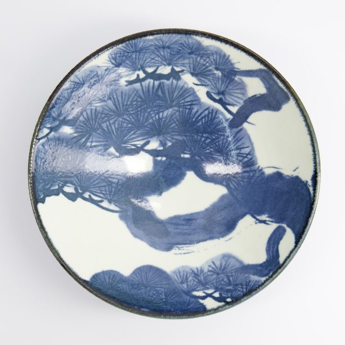 Tokyo Design Studio - Ramen Schüssel - 1-tlg. Geschenkset - 25,2x7,7cm - 1400ml - Blau/Weiß – Bild 2