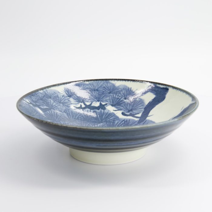 Tokyo Design Studio - Ramen Schüssel - 1-tlg. Geschenkset - 25,2x7,7cm - 1400ml - Blau/Weiß – Bild 3