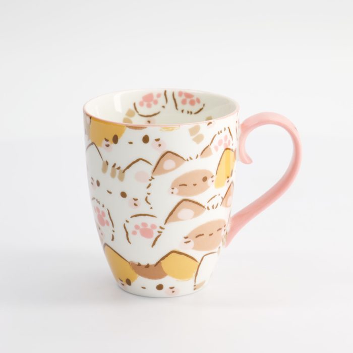 Tokyo Design Studio - Kawaii - Tasse mit Geschenkbox - Katze - Rosa - 8.5x10.2cm - 380ml – Bild 2