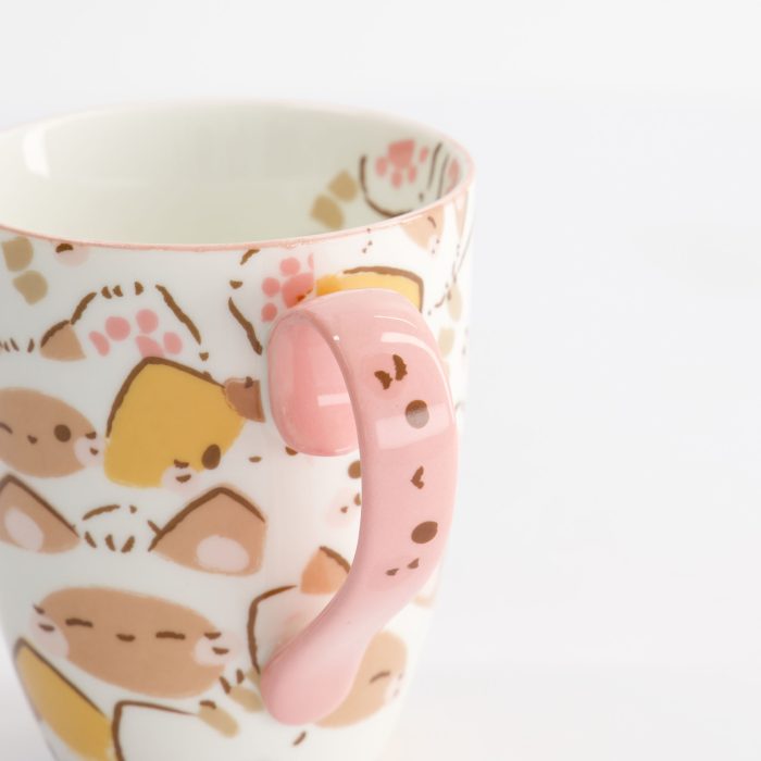Tokyo Design Studio - Kawaii - Tasse mit Geschenkbox - Katze - Rosa - 8.5x10.2cm - 380ml – Bild 3