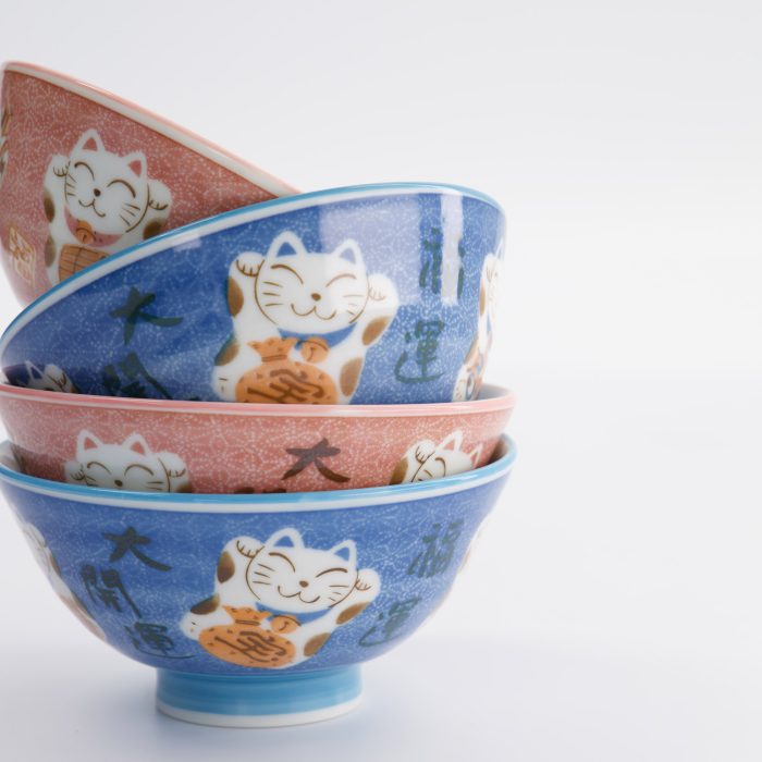 Tokyo Design Studio - Kawaii - Schüsselset - 4 Stück - Blau/Rosa - 11,3x5,8cm – Bild 4