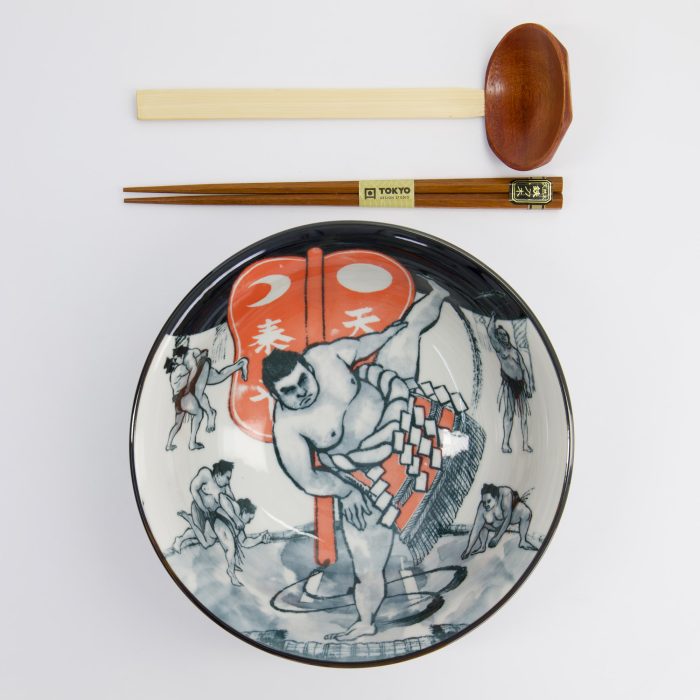 Tokyo Design Studio - Asakusa - 3-teiliges Ramen Geschenkset - 20,5x8cm - 1250ml - Sumo – Bild 2