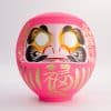 Japanische Glückspuppe Daruma – Rosa Daruma Puppe – 40 cm – Bild 2