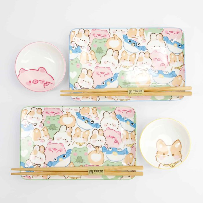 Kawaii - Tiere - Sushi Geschenkset – 6 Stück – Bild 7