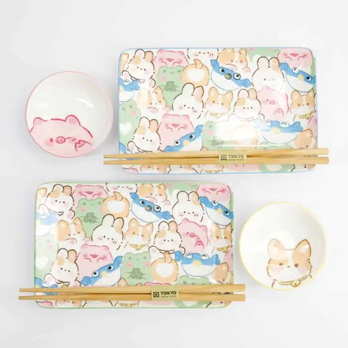 Kawaii - Tiere - Sushi Geschenkset – 6 Stück – Bild 7