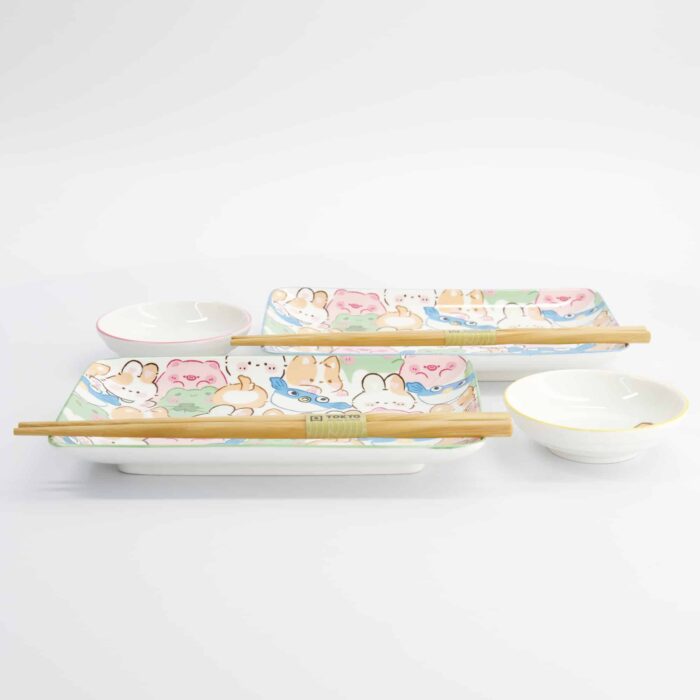 Kawaii - Tiere - Sushi Geschenkset – 6 Stück – Bild 2