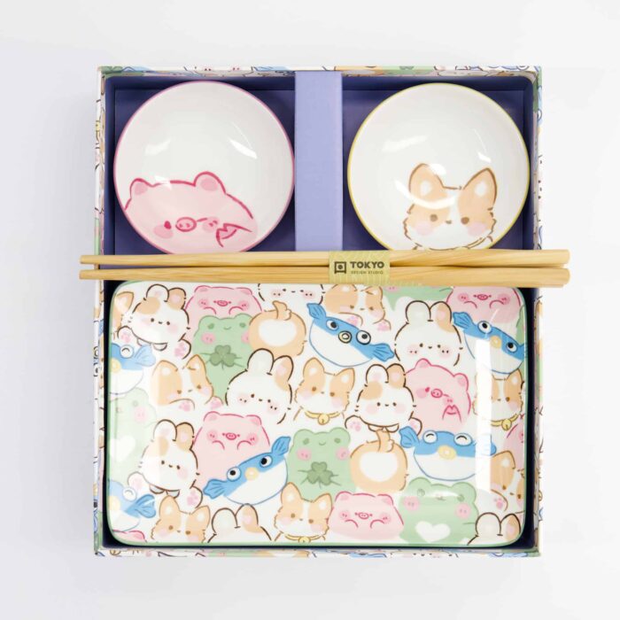 Kawaii - Tiere - Sushi Geschenkset – 6 Stück – Bild 5