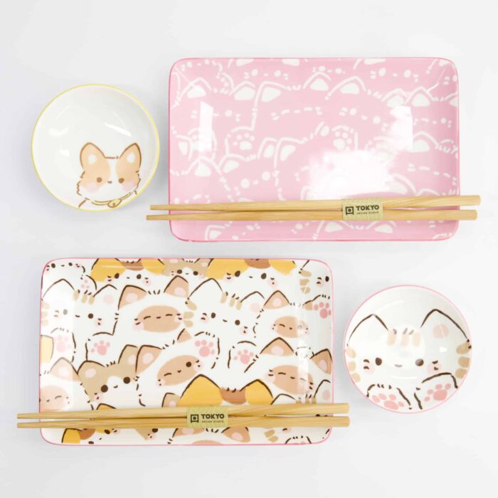 Kawaii - Katze - Sushi Geschenkset – 6 Stück – Bild 8