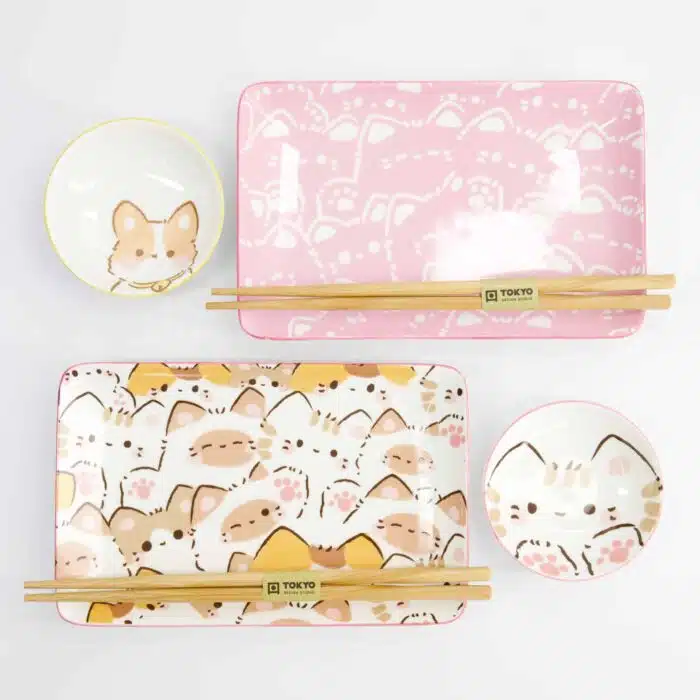 Kawaii - Katze - Sushi Geschenkset – 6 Stück – Bild 8